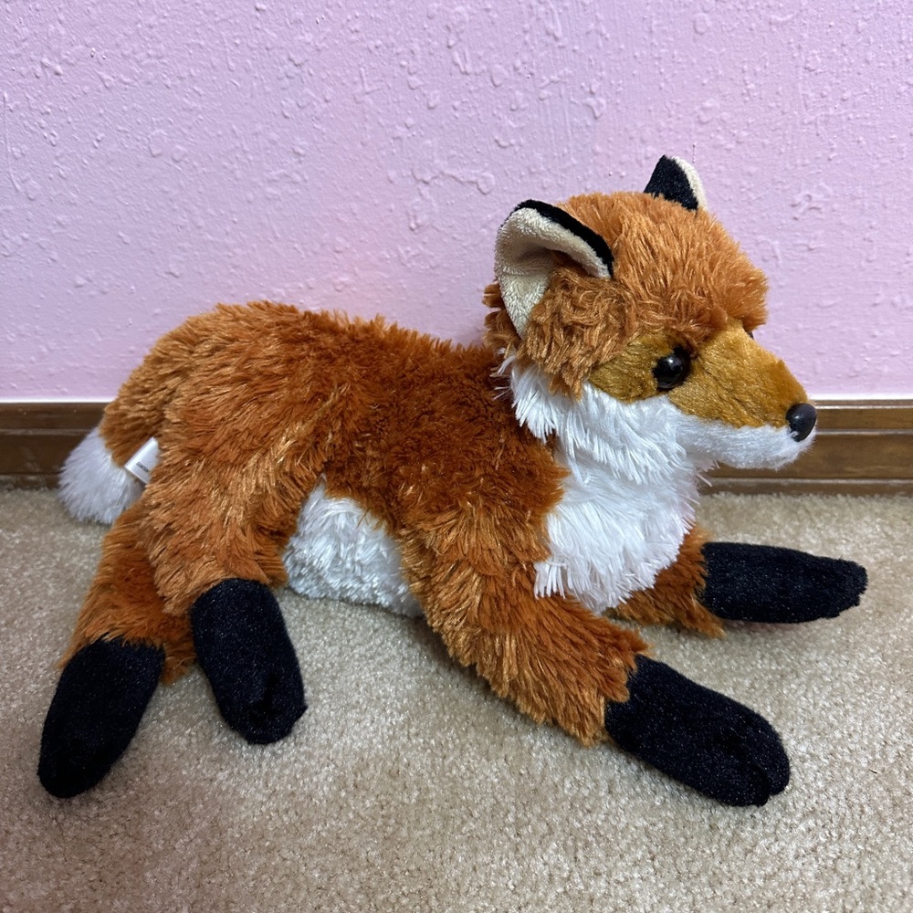 Aurora Red Fox Plush Wildlife Realistic Soft Nature Stuffed Animal Woodland